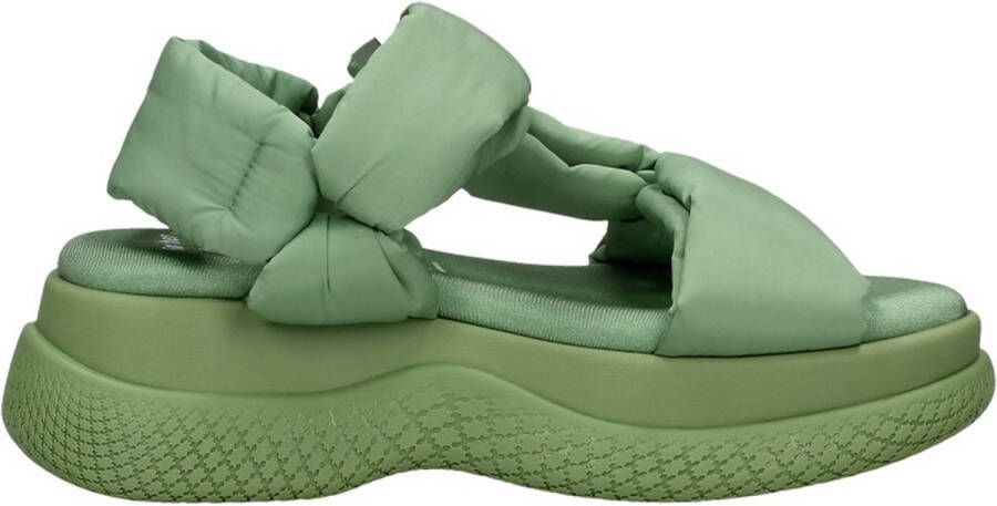 Bronx Groene Chunky Sandalen Bru-Te Stijl Green Dames