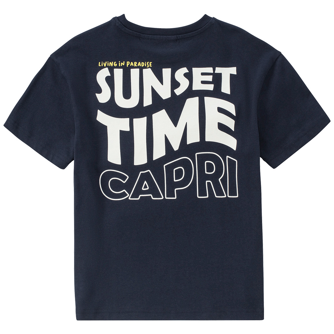 Jonas Nielsen Jungen T-Shirt mit Backprint dunkelblau