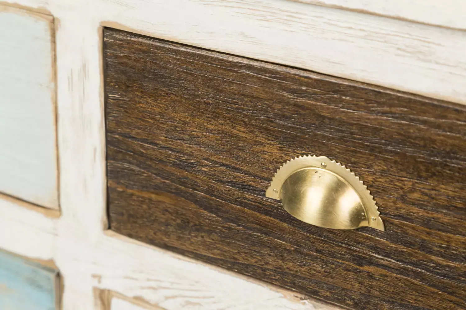 PureHaven Kommode im Vintage Style Unikat aus Vollholz handgefertigt stilvolles Design Kieferholz - versch. Ausführungen