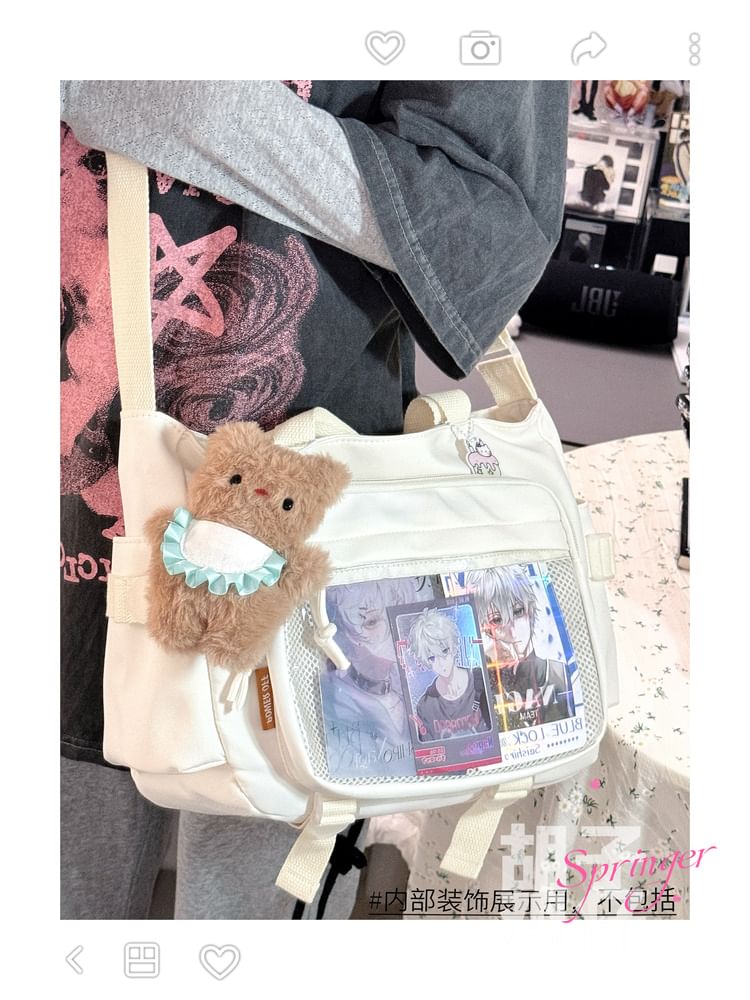 Anchara - Crossbody-draagtas met transparant paneel