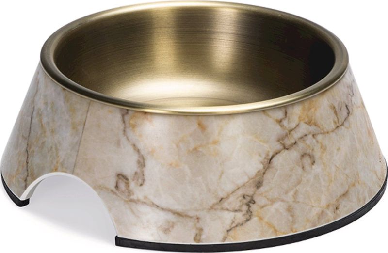 Designed by Lotte Voer- en Drinkbak Meis Beige 14cm