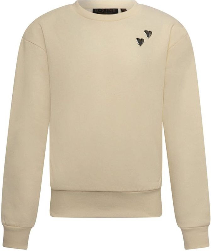 D-zine meisjes sweater - Ecru