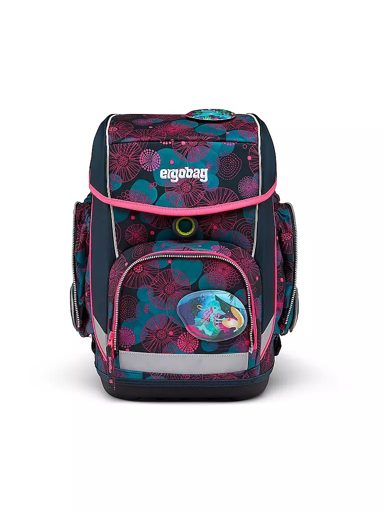ERGOBAG Schultaschen Set 5tlg Cubo KorallBär blau