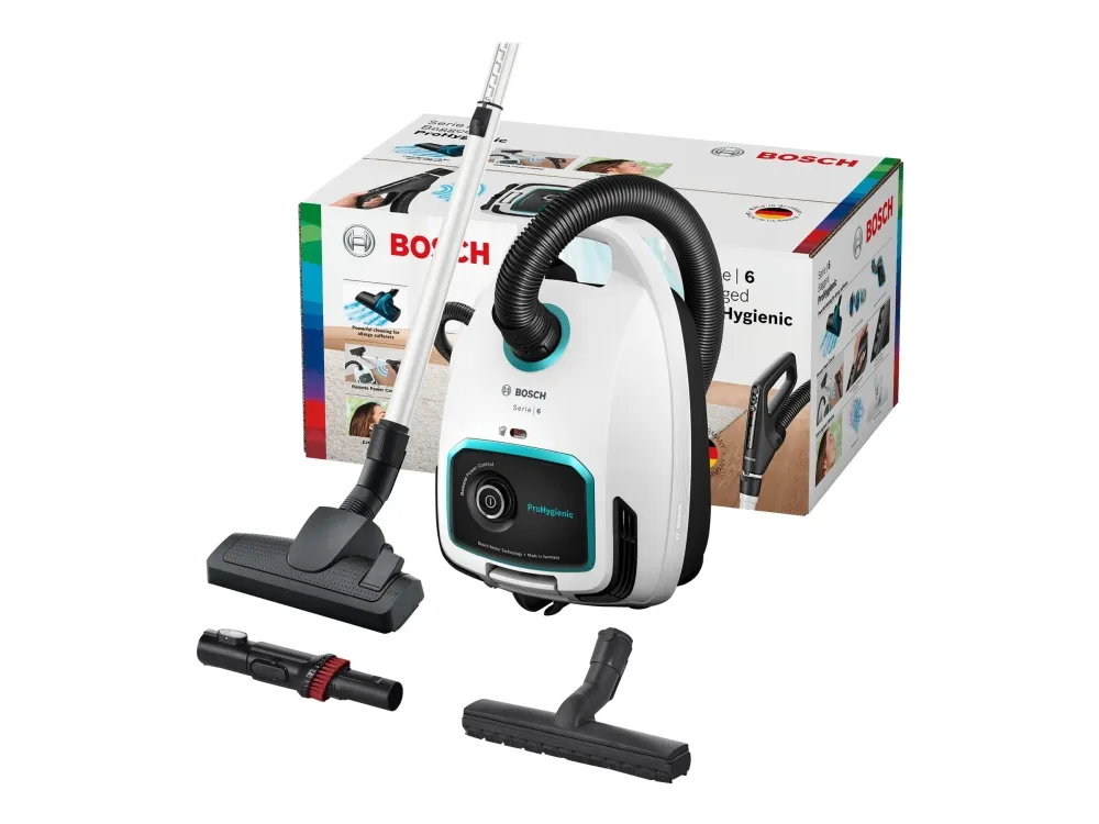 Bosch Serie | 6 ProHygienic BGL6HYG1 - Støvsuger - beholder - pose - hvid/sort