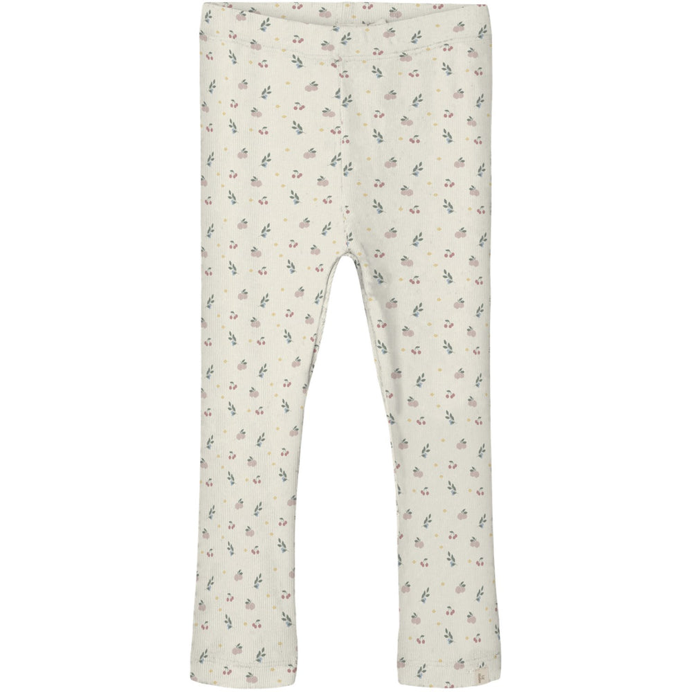 Køb Lil'Atelier Coconut Milk Small Flower Nmfgago Slim Leggings Lil Noos