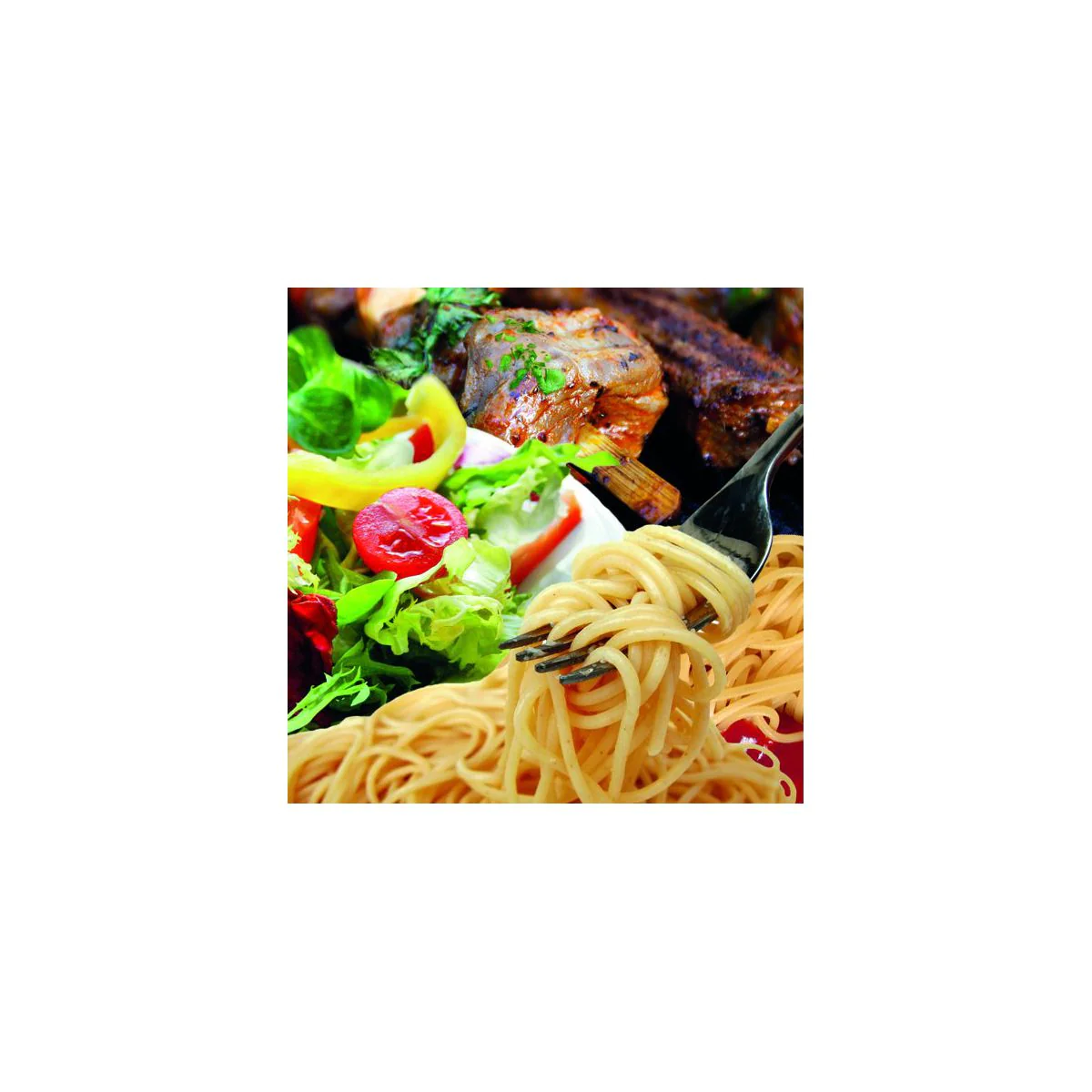 Pince à spaghettis, de cuisine en Acier inoxydable Fackelmann