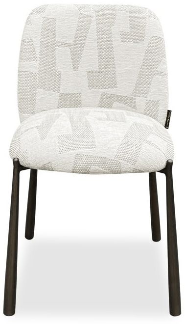 Eetkamerstoel S4776 Beige Graffic Lana B58.5 x D48 x H81 cm