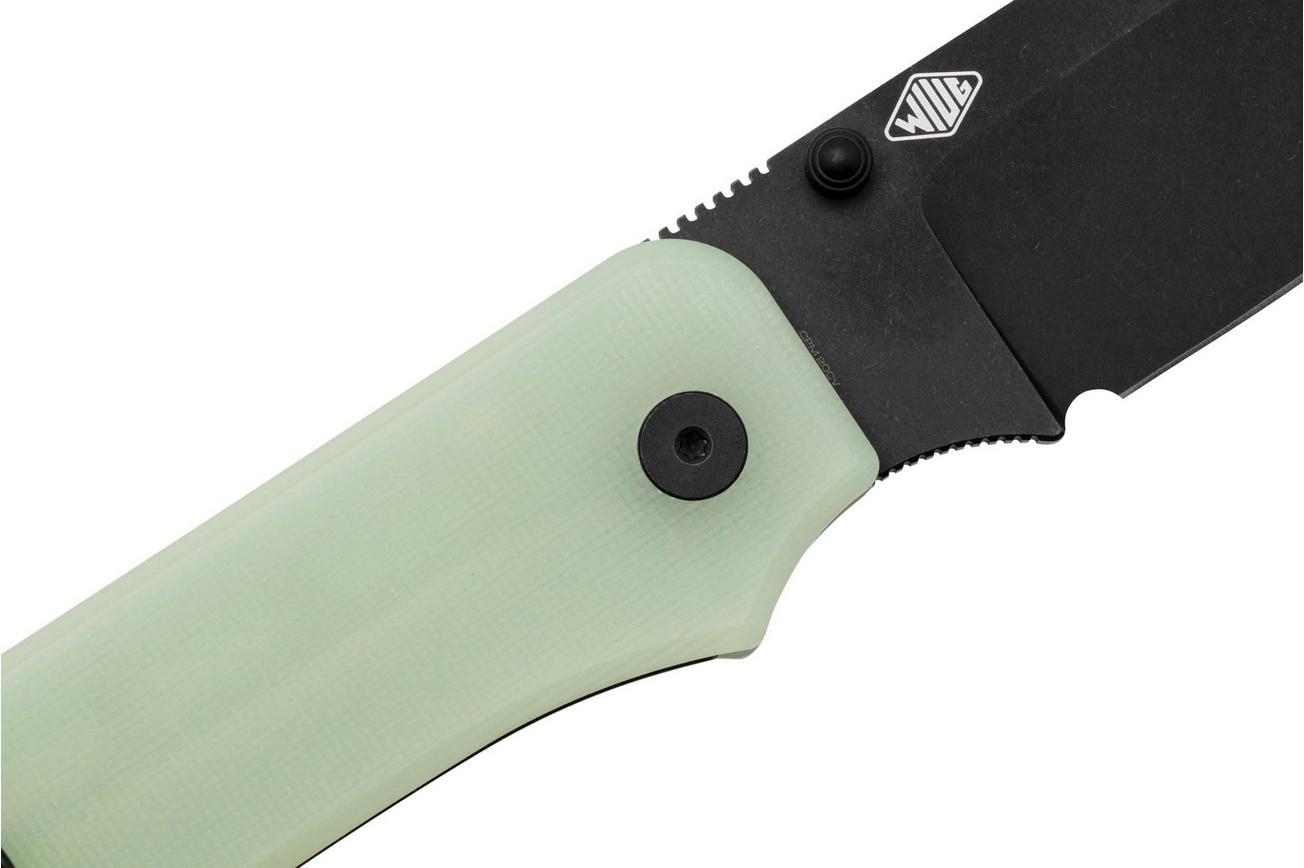 WE Knife Big Banter WE21045-3 Natural G10, Black, Ben Petersen design