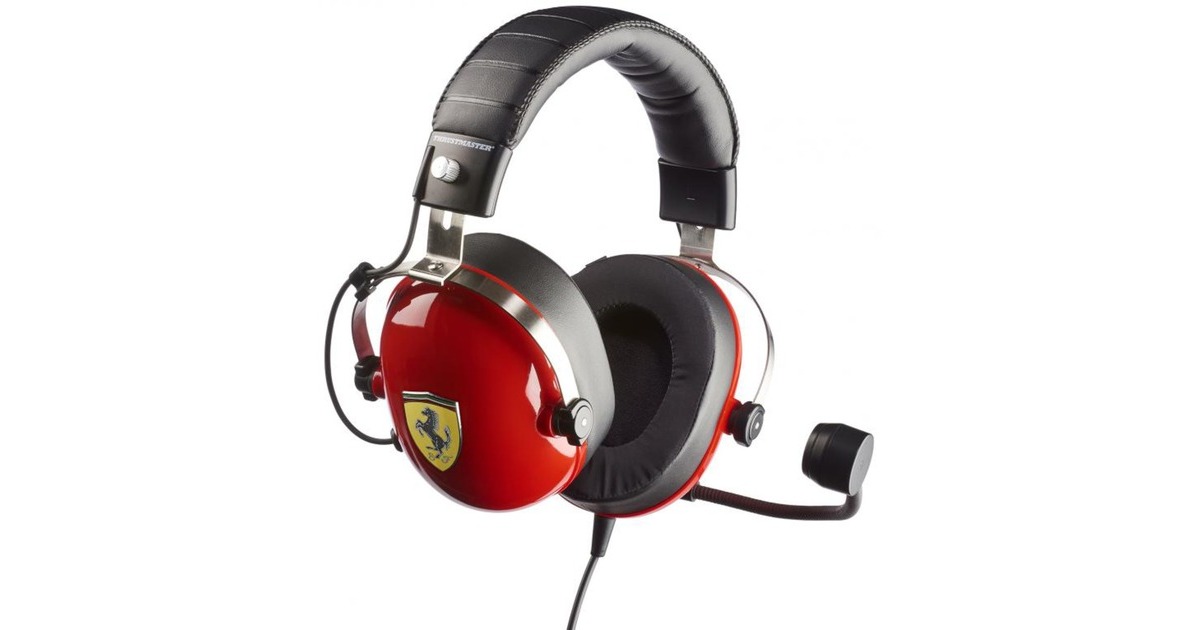 ThrustmasterT.Racing Scuderia Ferrari Edition-DTS over-ear gaming headset  (Rood/zwart, PC, Xbox, PlayStation 4)