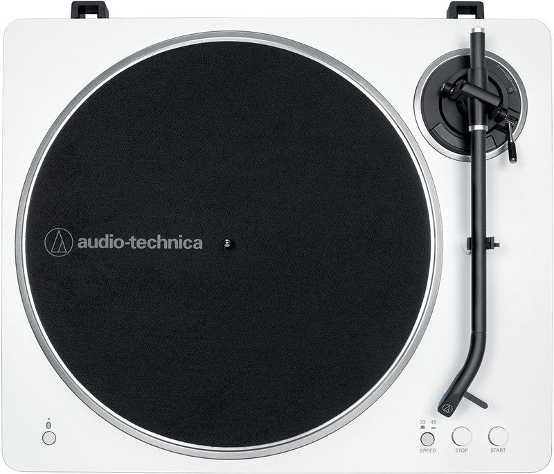 Audio-Technica Draaitafel - Volautomatisch - Draadloos - Wit/Zwart