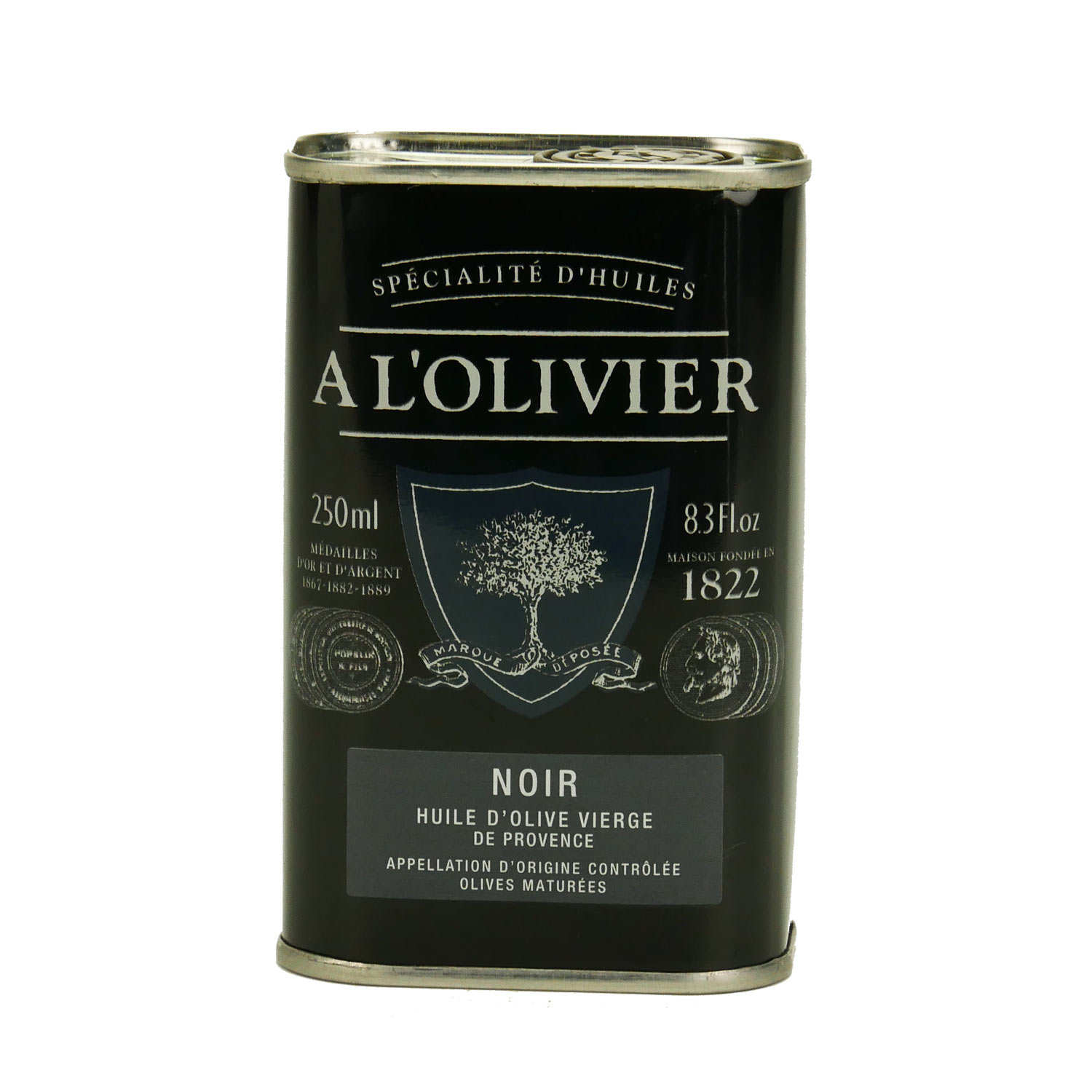 Huile d'olive vierge fruité noir de Provence AOP