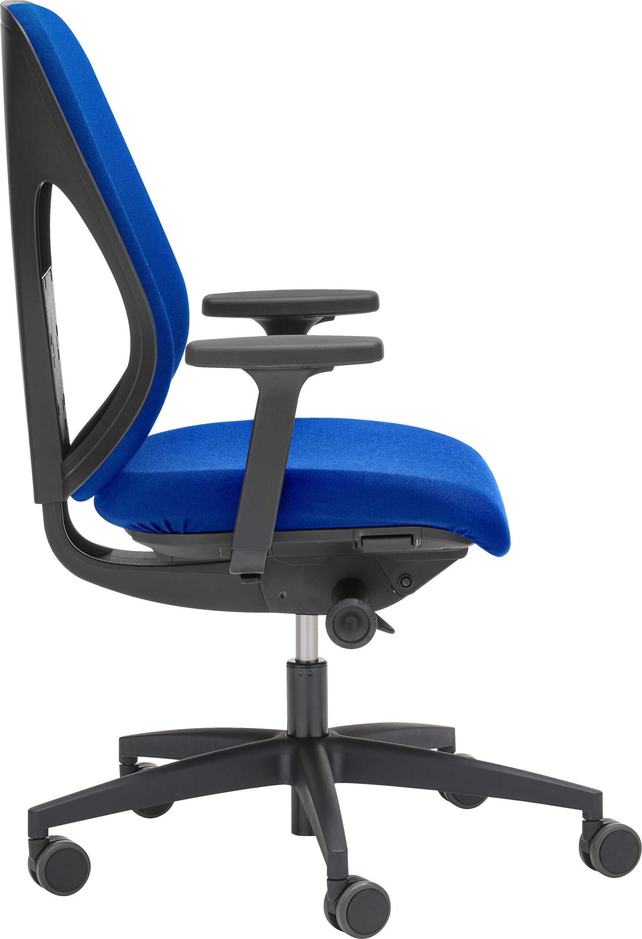 Giroflex 353 Polsterrücken Bürostuhl - Blau / B: 69.0 cm x T: 70.0 cm x H: 114.0 cm