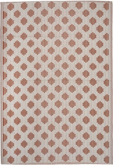 Intratuin buitenkleed Ruit terracotta 150 x 210 cm