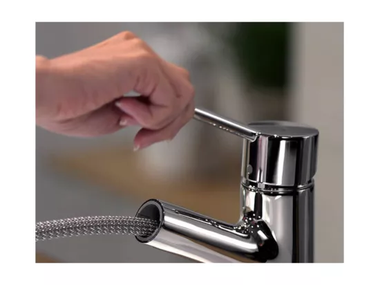 Robinet de cuisine avec douchette HANSGROHE Talis M52 170 2 jets chromé