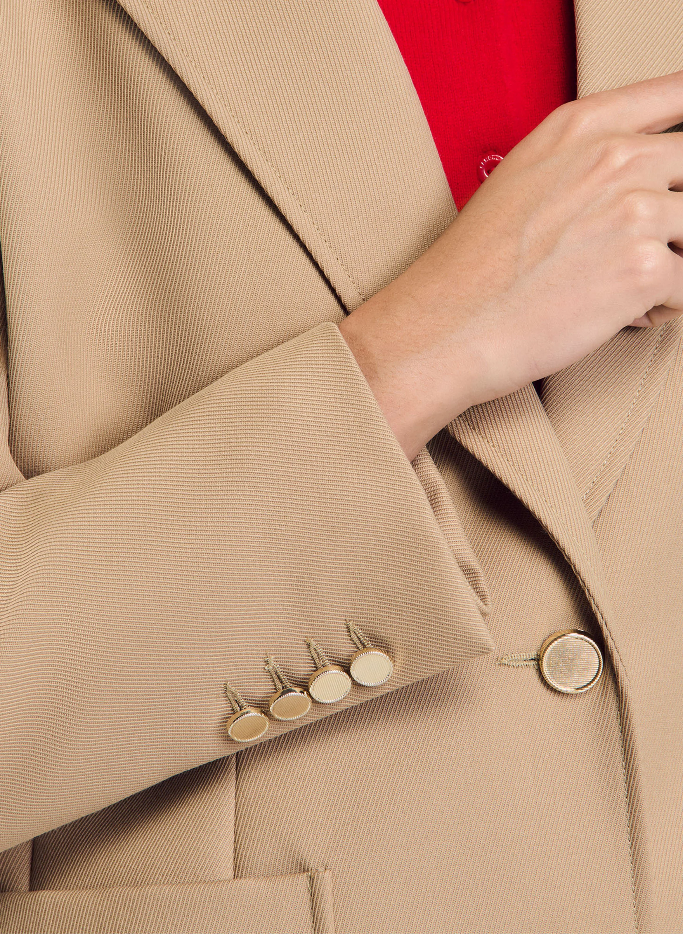 Veste tailleur cintrée | Jaune
