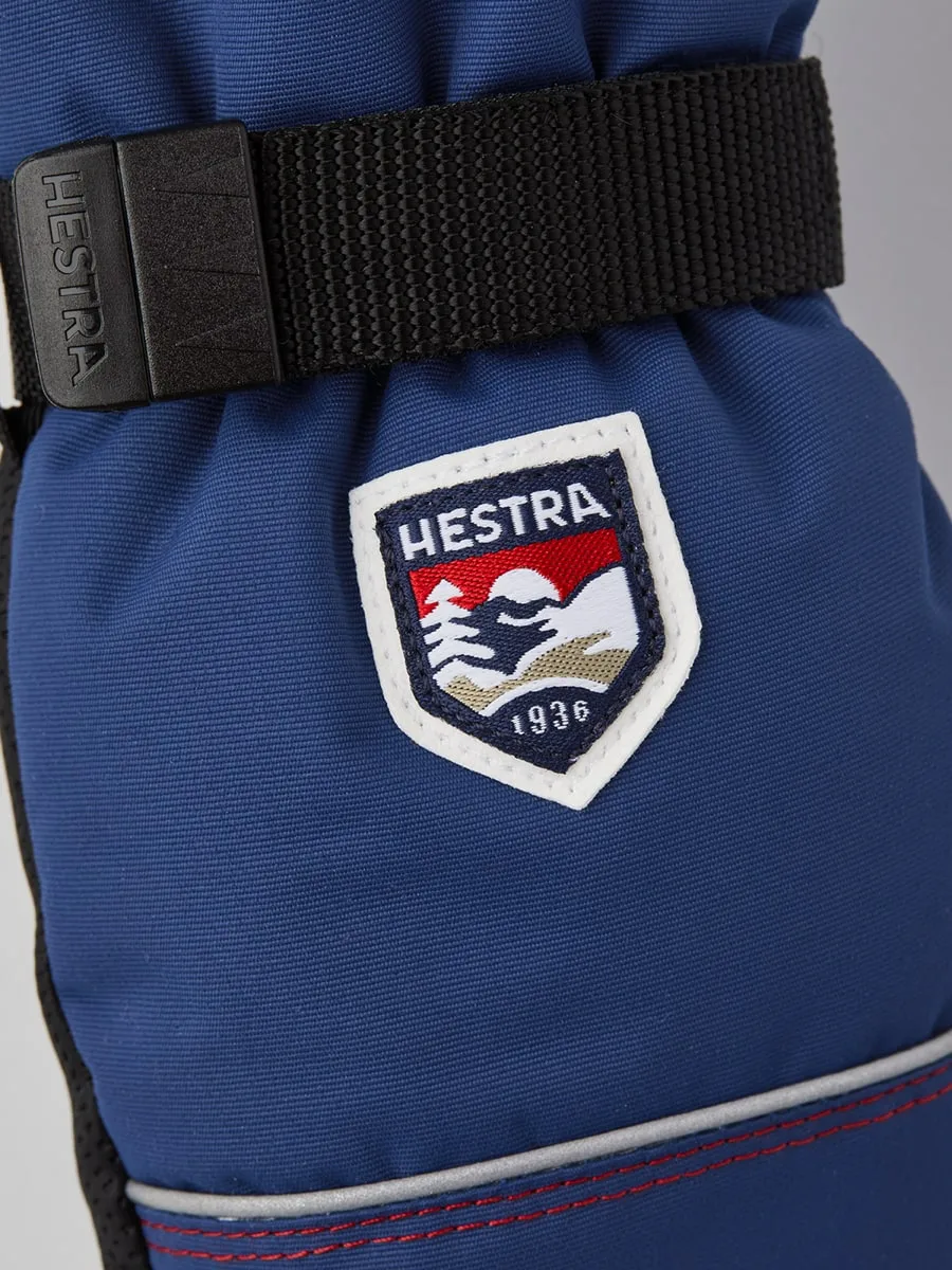 Hestra Kids' Wool Terry - Mitt Medium Blue