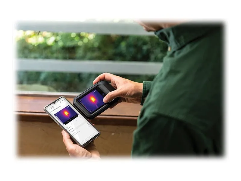 FLIR C3-X - Termisk og visuelt lyskamerakombo - kompakt - 0.012 MP - Wi-Fi - sort