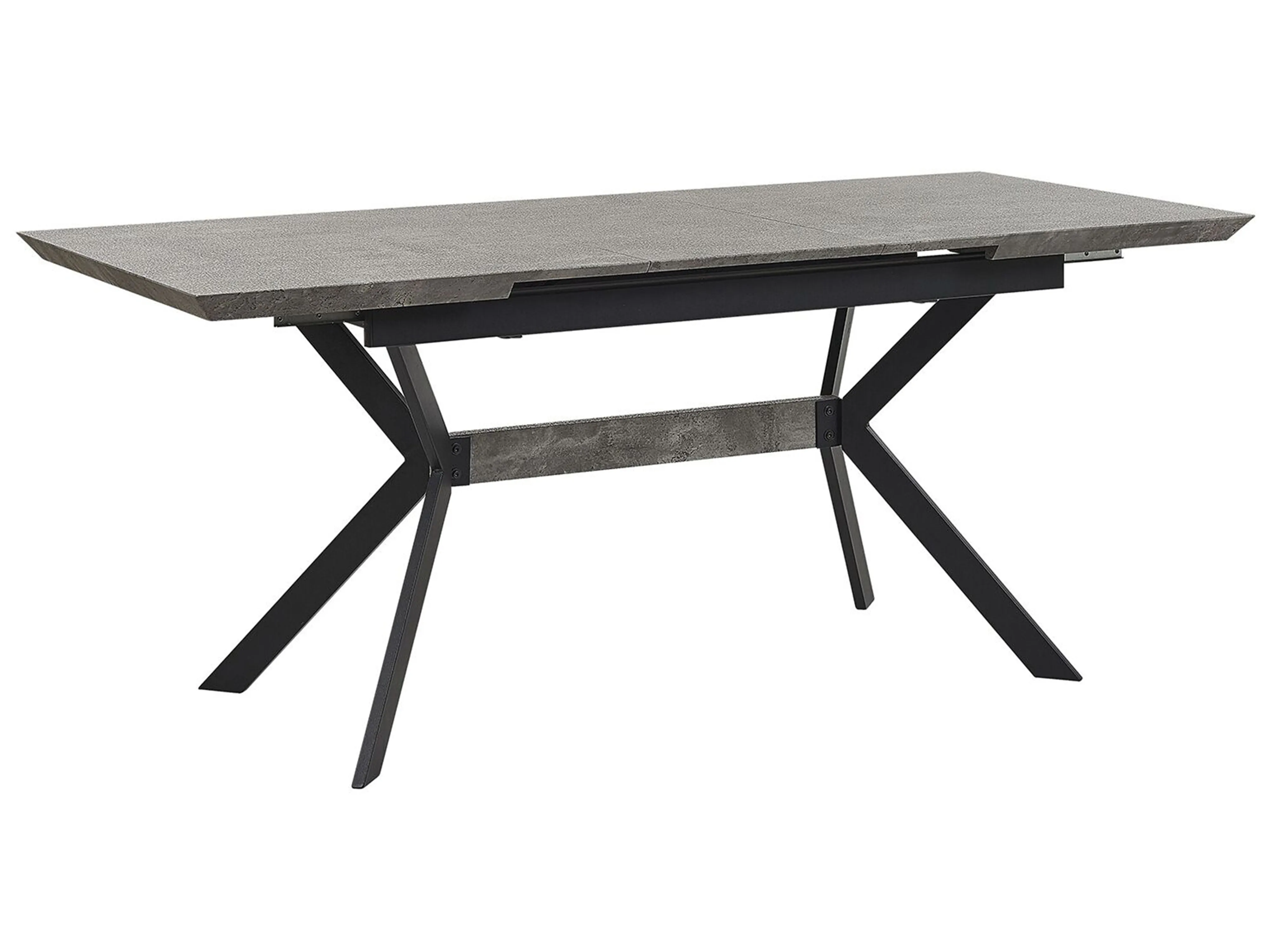 Eettafel uitschuifbaar BENSON Lichtgrijs 80 cm 140/180 cm