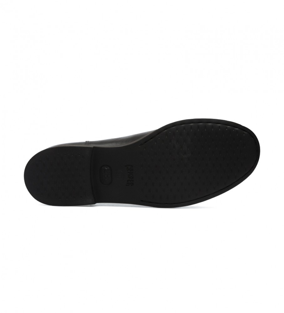 Botas de tornozelo Camper Iman em couro preto