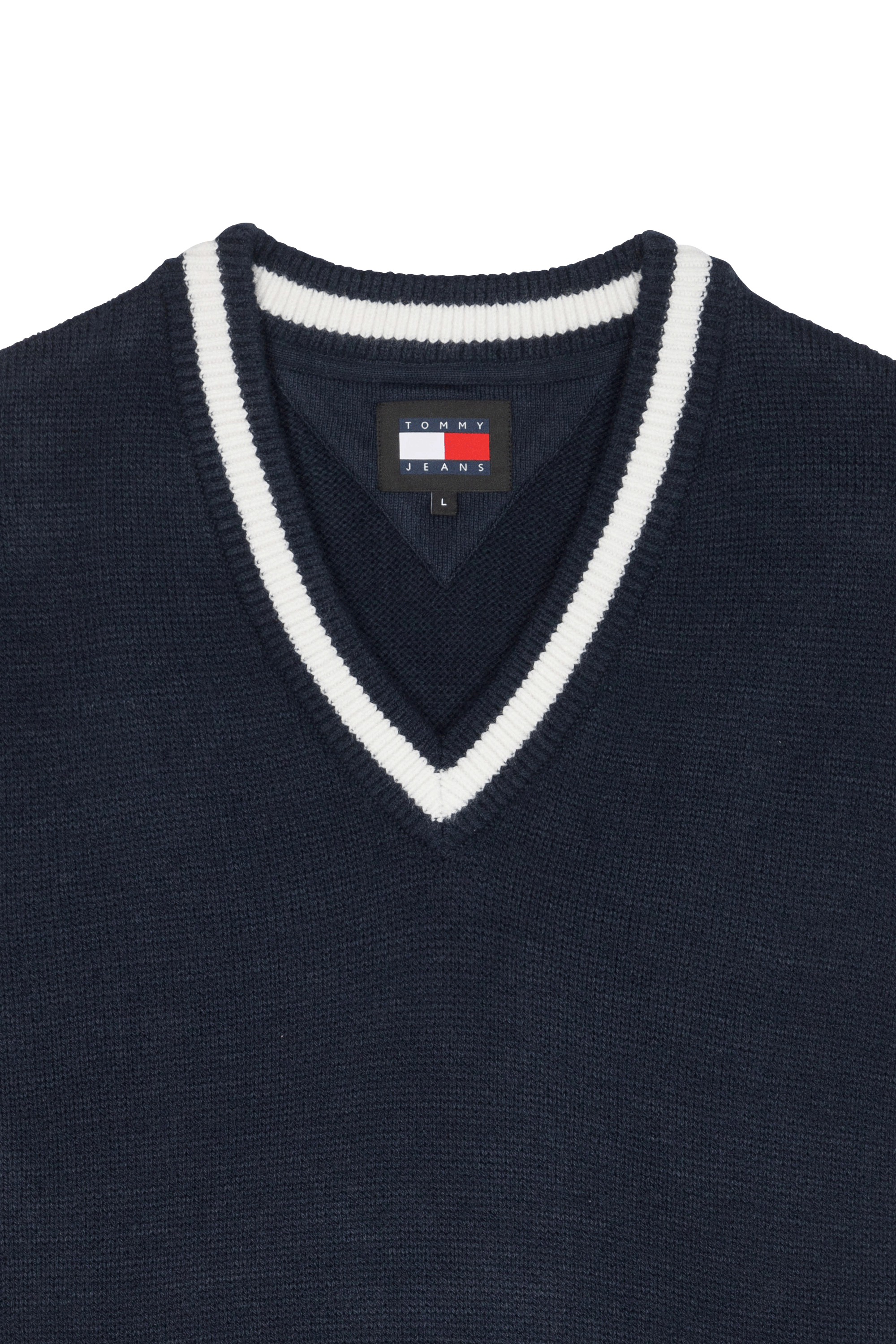 TOMMY JEANS Pull TJM REG CONTRAST  Bleu