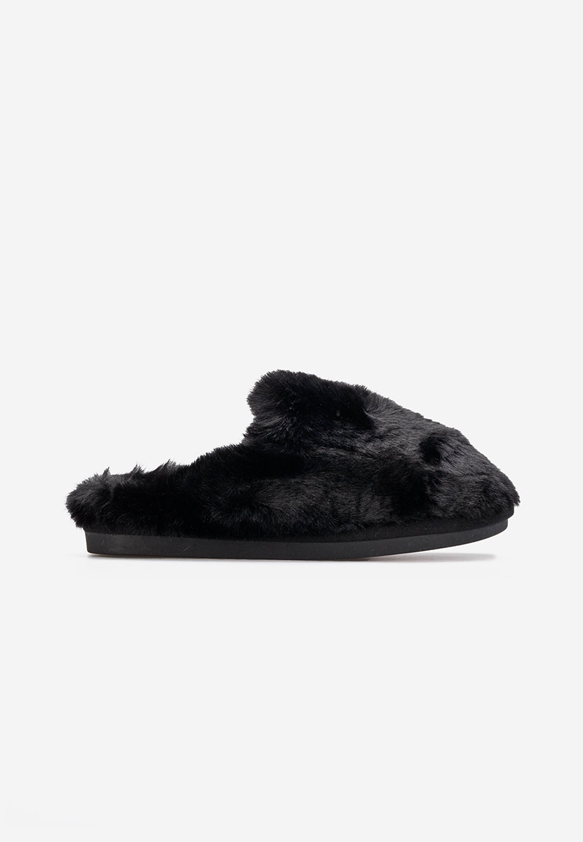 Pantoufles femme noirs Marisa