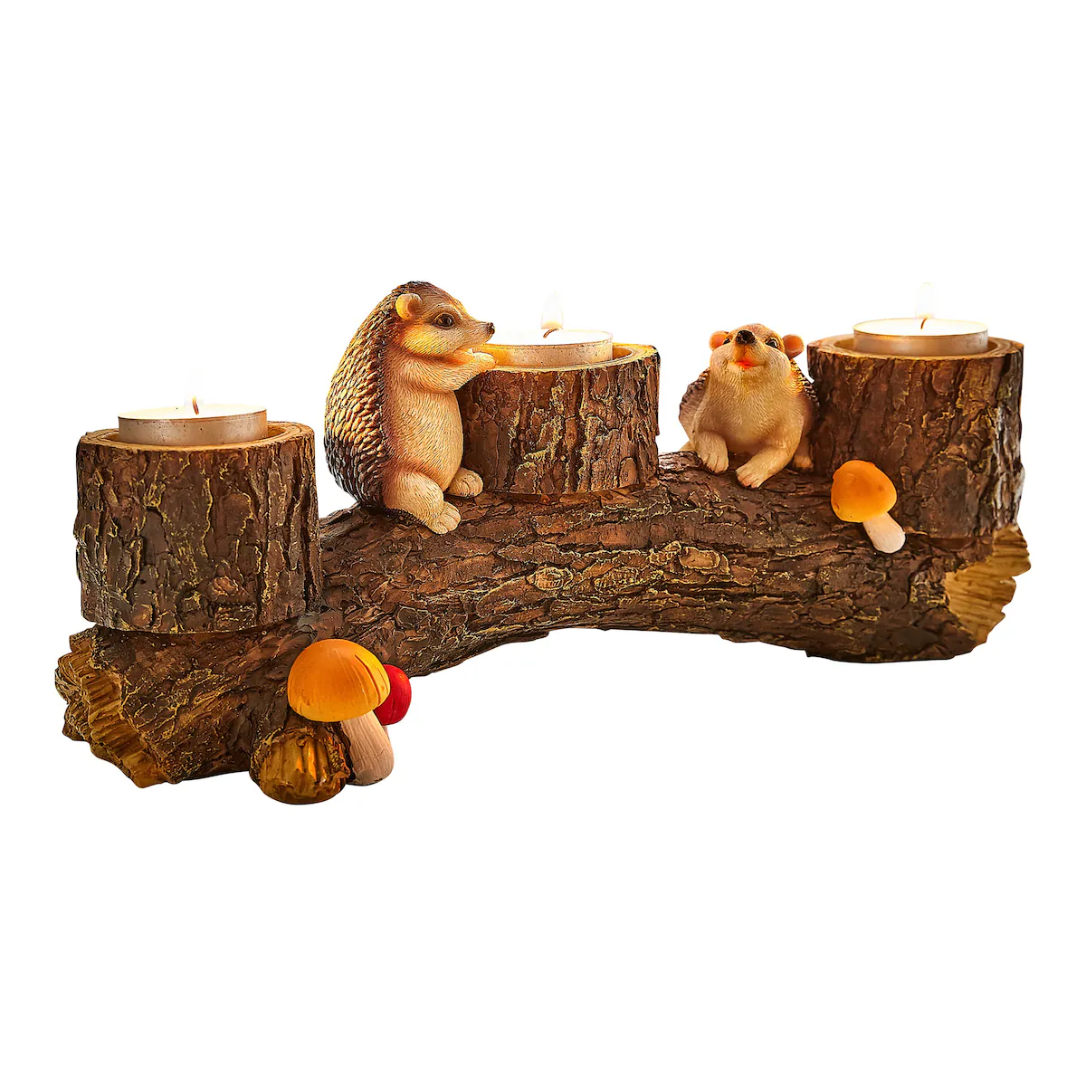 viva domo - ﻿Teelichthalter „Igel-Freunde“