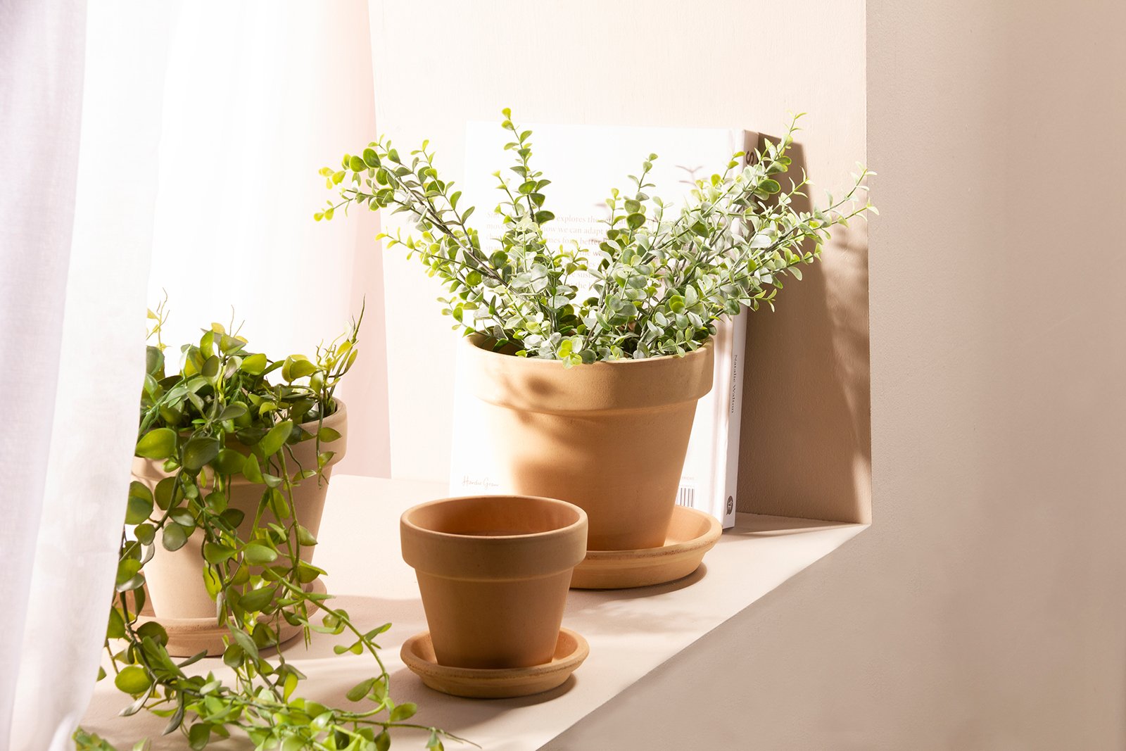 Toscana blomsterpotte Ø:11 cm. Kakao terracotta.