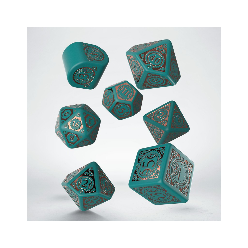 Steampunk Clockwork: Nautical Apparatus Modern Dice Set
