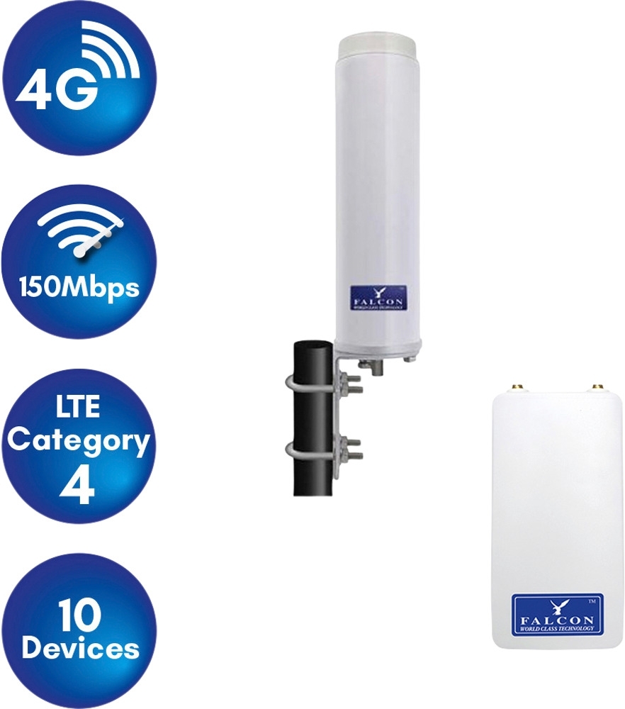 Falcon Rural 4G LTE Breitbandantenne inkl. mobilem Router 150 Mbit/s