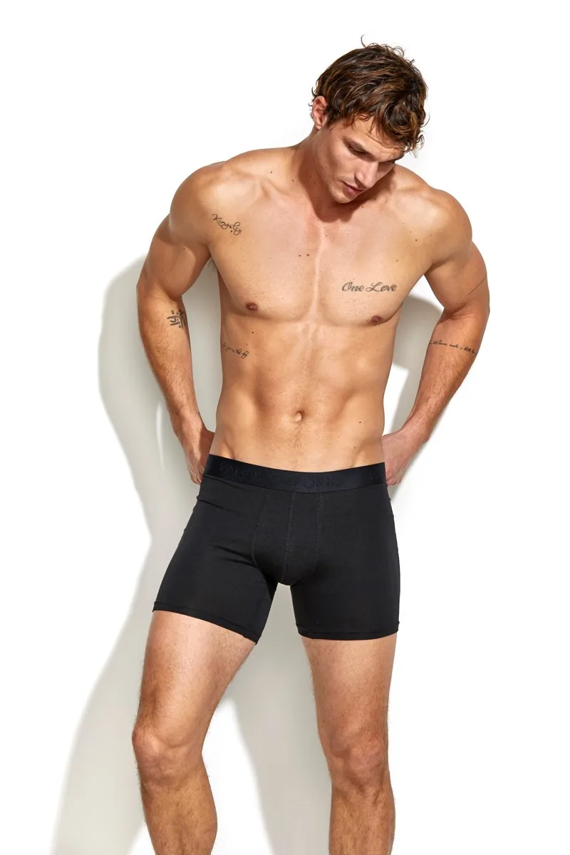 Panos Emporio PE 3PK BASE BAMBOO BOXER BLACK
