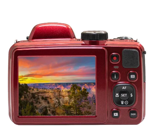 Kodak Astro Zoom AZ425, 20,68 MP, 5184 x 3888 pixels, BSI CMOS, 42x, Full HD, Sort, Rød
