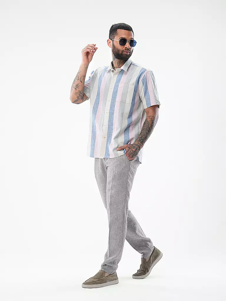 ALBERTO Leinenhose STEVE  beige
