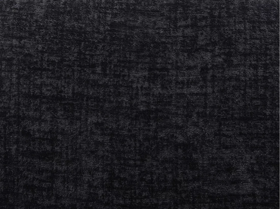 Lot de 6 chaises en tissu et métal doré - Noir - LUXIVA de Pascal Morabito