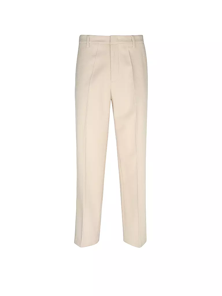 EMPORIO ARMANI Wollhose creme