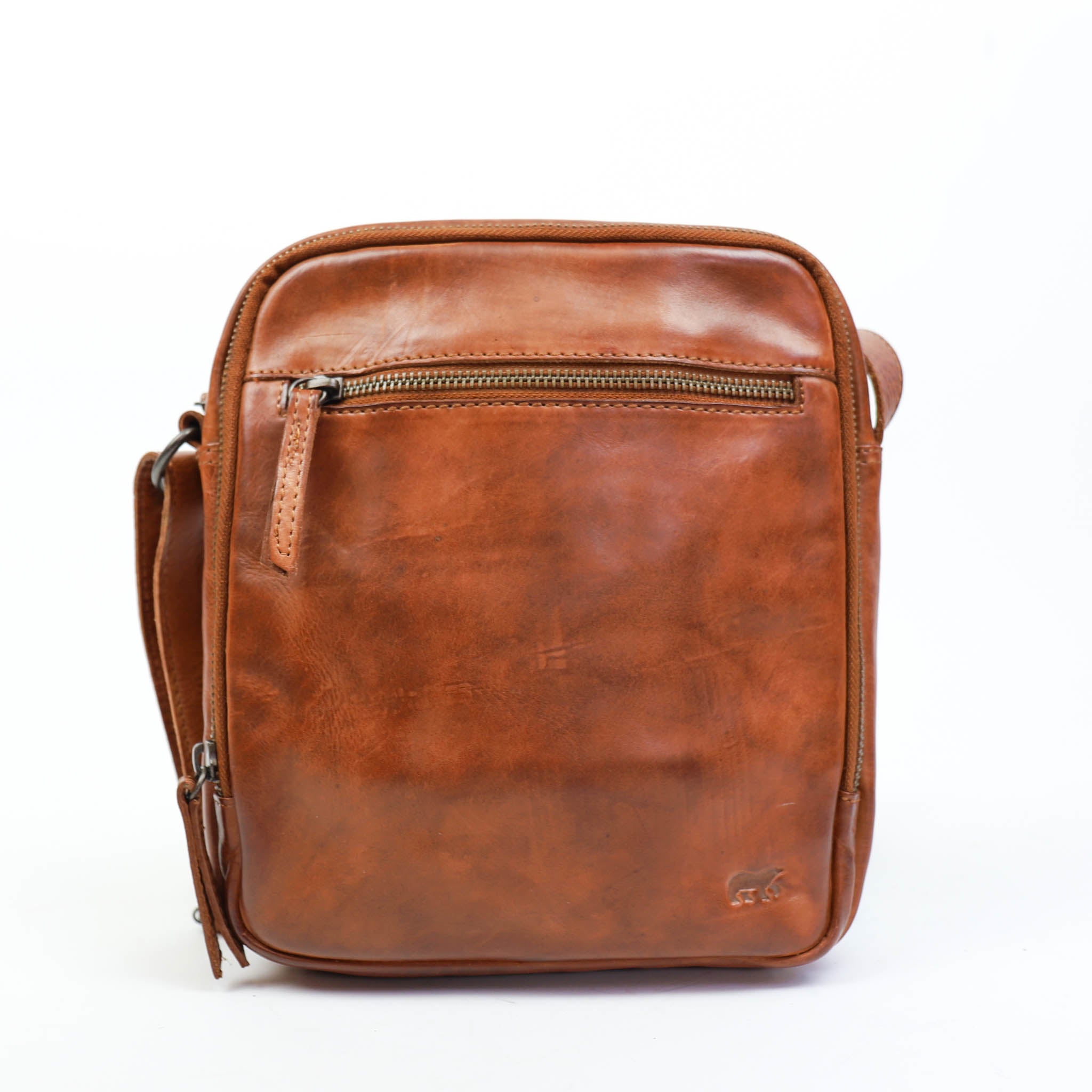 Schoudertasje 'Luz' cognac Cognac