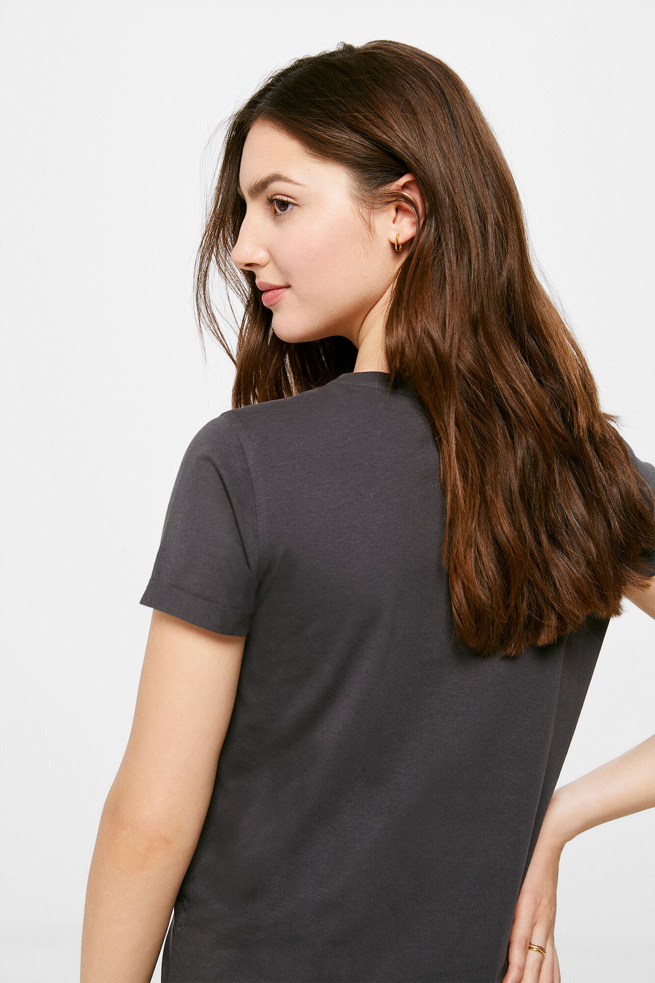 Camiseta estampada - cinza escuro