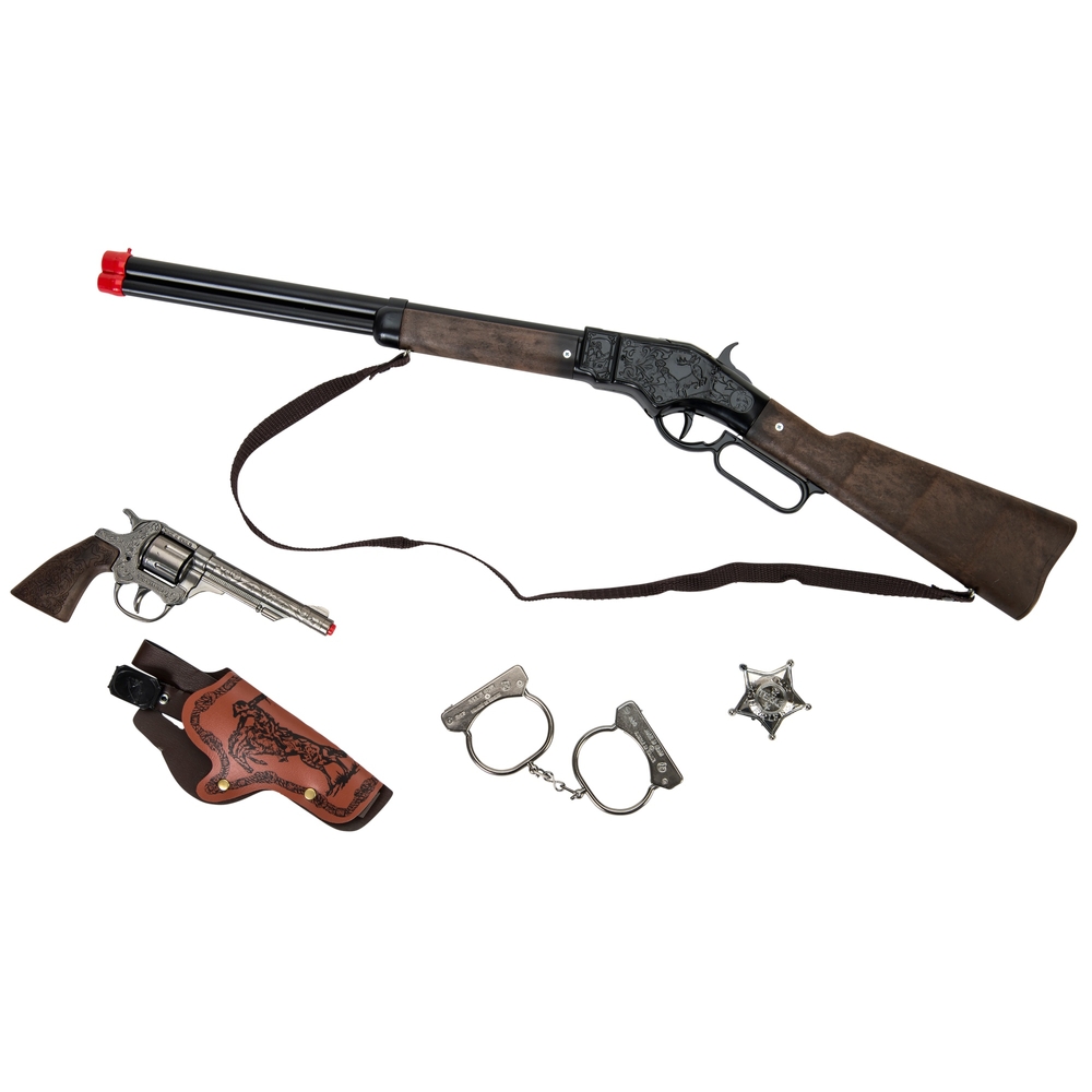 Wildwest-Cowboy-Gewehr- und Pistolen-Spielset