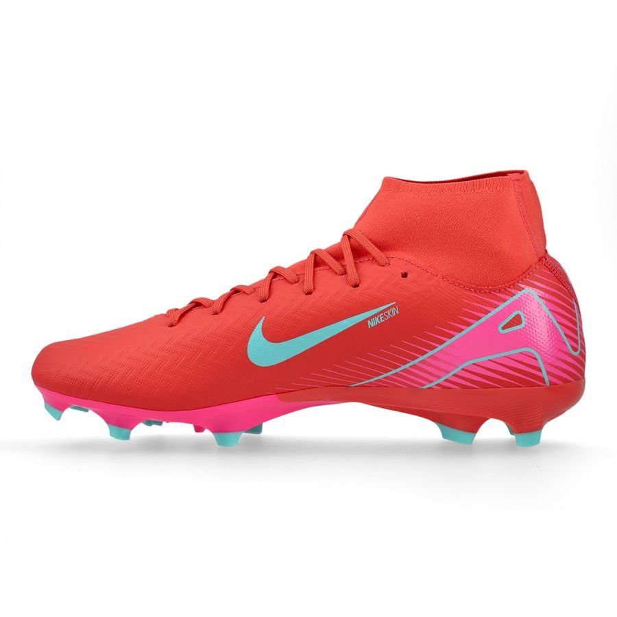 Nike Air Zoom Mercurial Superfly 10 Academy MG Mad Energy - Rouge/Vert