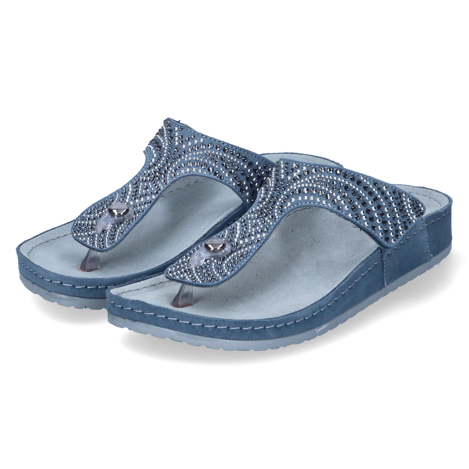 Kaerlek Zehentrenner - jeans blue