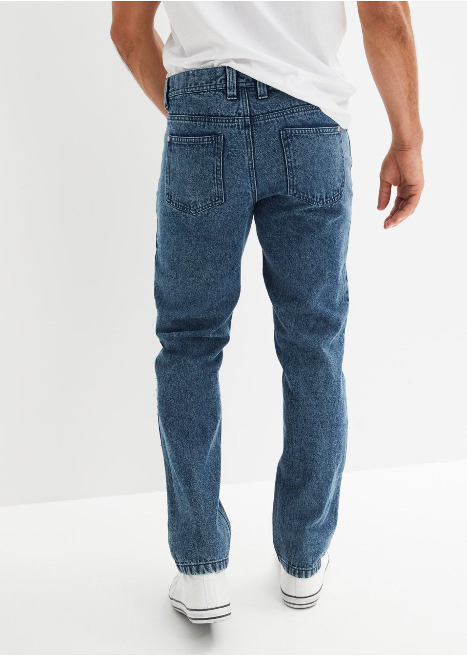 Jean Regular Fit en coton, Straight