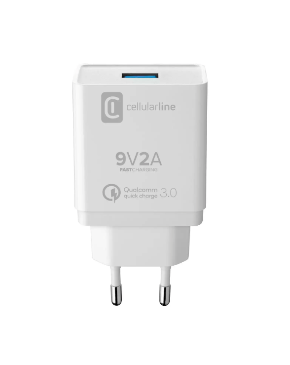 (18W) Power USB A Ladegerät Quick Charge 3.0 Netzteil (ACHHUUSBQCK) - Weiss