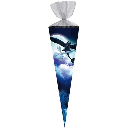Nestler Schultüte Drachenzähmen - Dragon Glow Spezial 85cm, -eckig