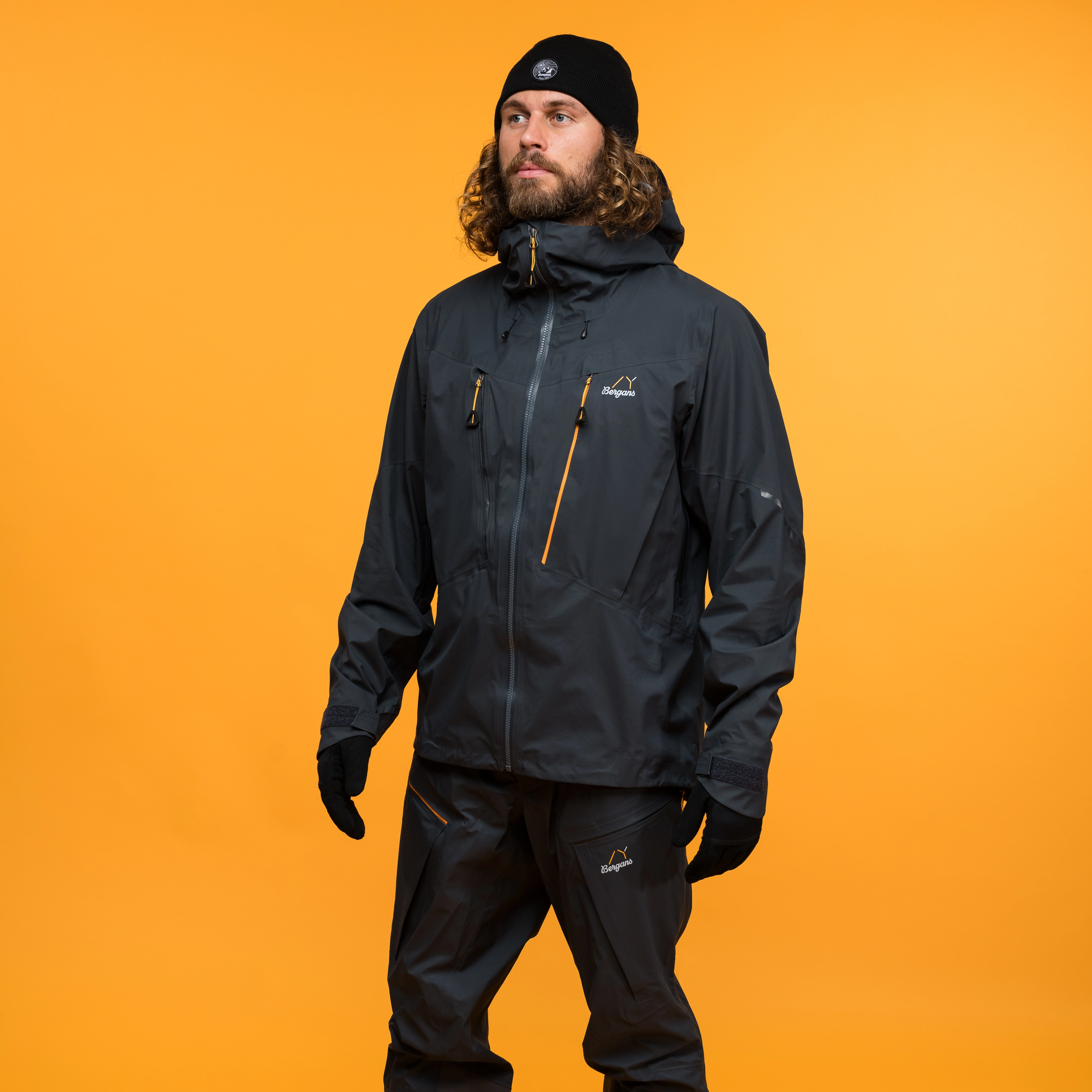 Y MountainLine Breathe 3L Shell Jacket Men Dark Shadow Grey
