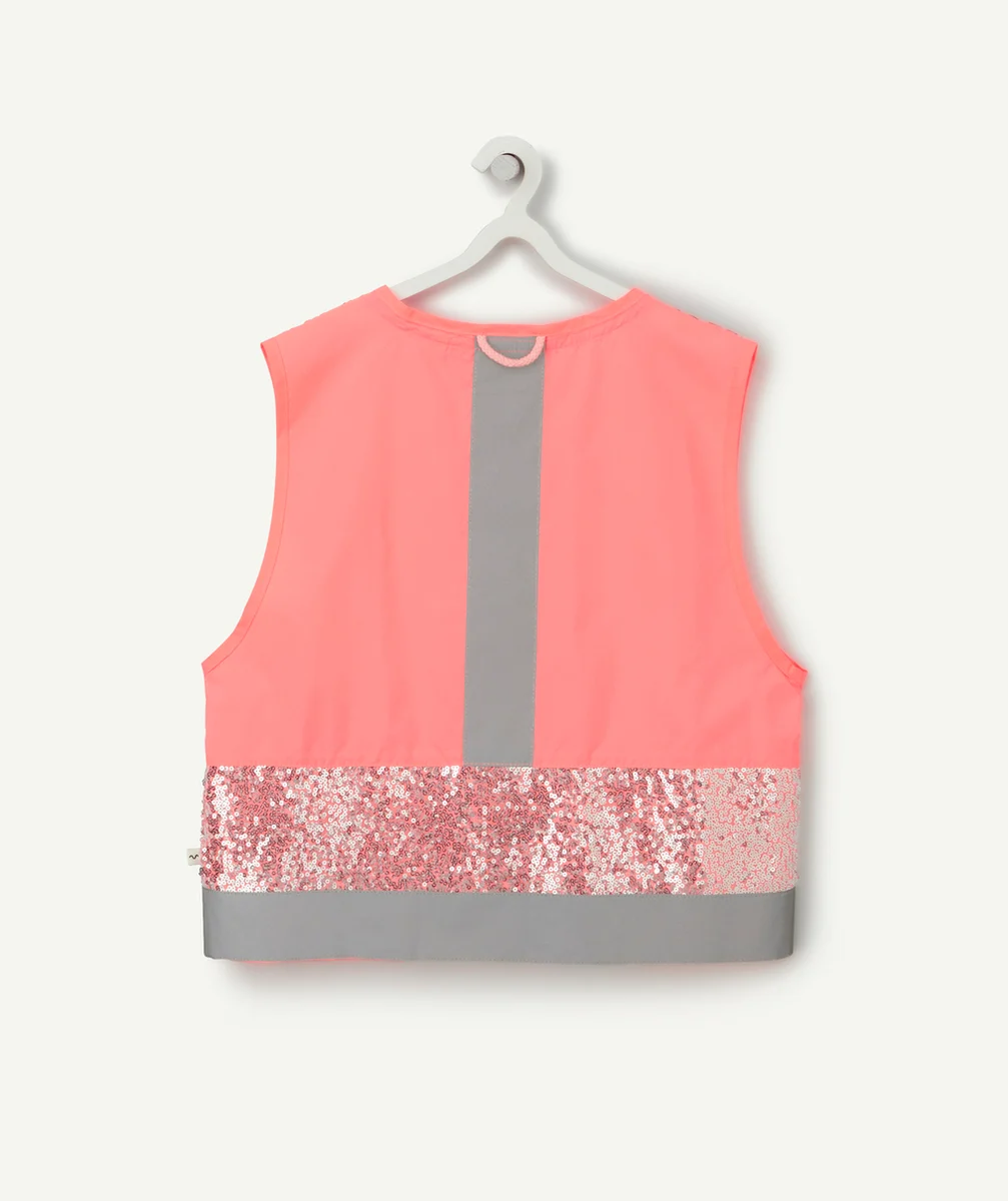 GOFLUOGILET DE SÉCURITÉ GLORIA CORAIL PAILLETÉ
