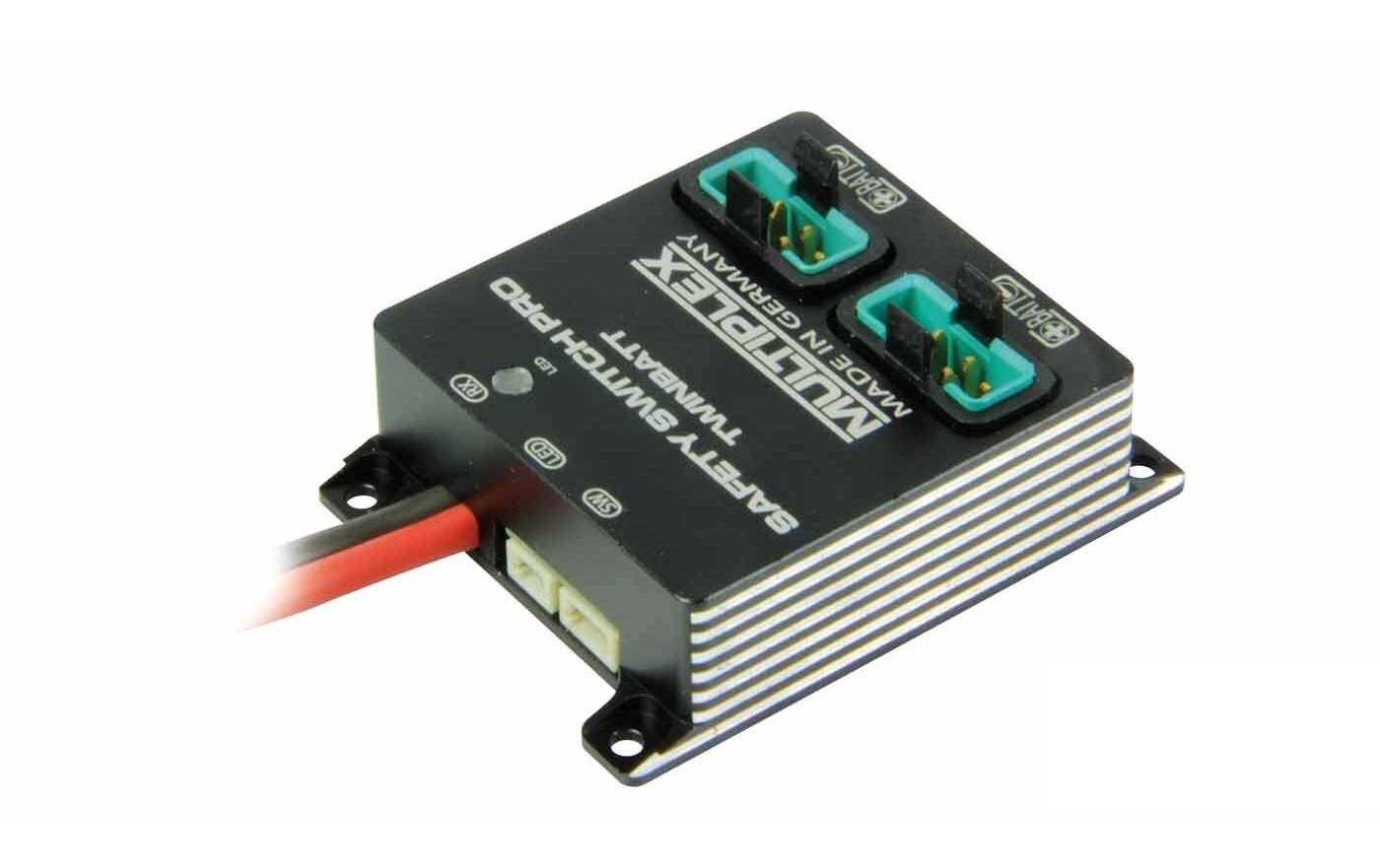 Akkuweiche Safety Switch Pro Twinbatt MPX M635 A Sicherheitsschalter mit Akkuweiche