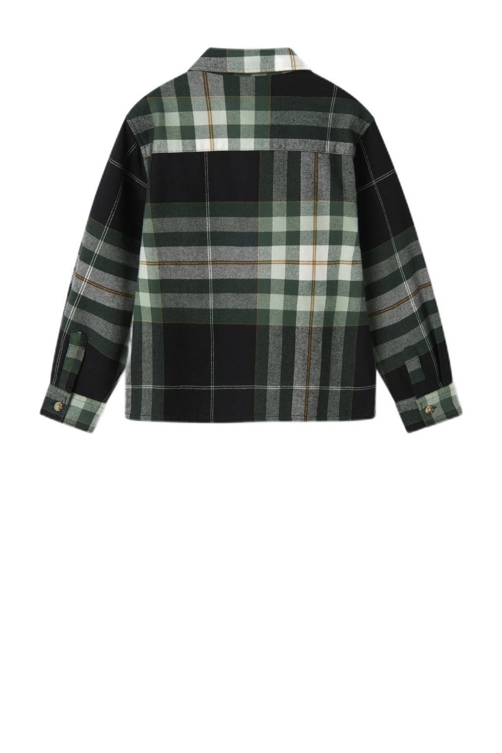 NAME IT KIDS overshirt donkergroen