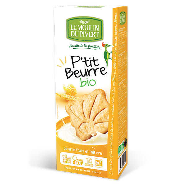 Biscuits P'tit beurre bio au lait cru