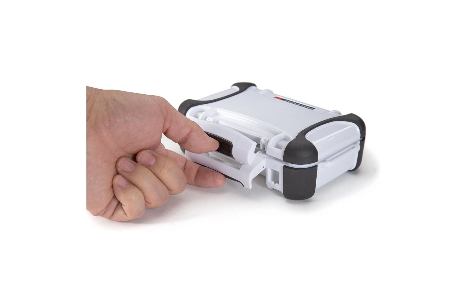 Outdoor-Koffer Nano 320 WeissWasserdichter und robuster Koffer für kleine Ausrüstungsgegenstände