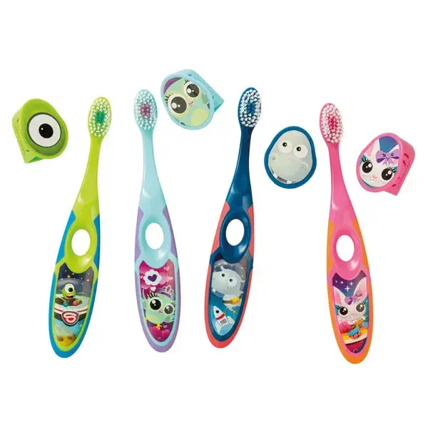 Escova de dentes infantil Jordan para crianças de 3 a 5 anos - Design aleatório