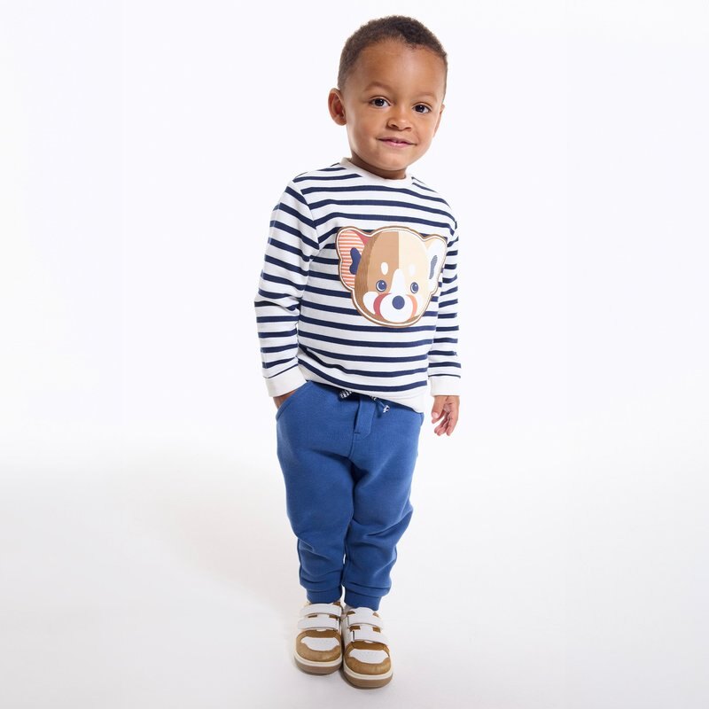 Pantalon jogging (lot de 2) bleu bébé garçon Bleu